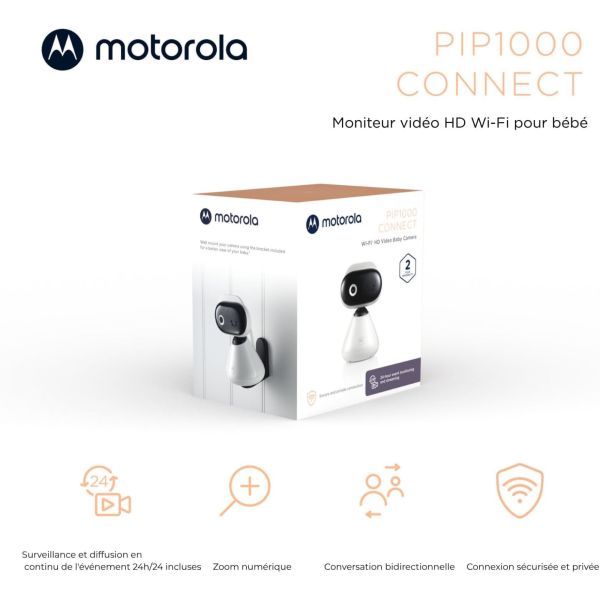 Caméra de surveillance bébé connectée PIP1000