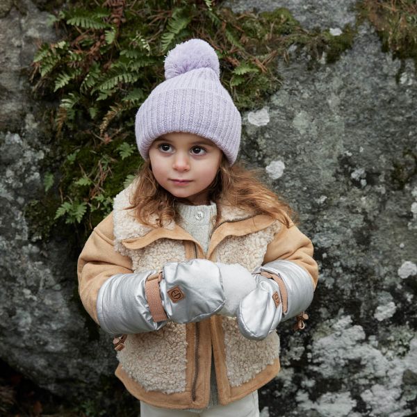 Moufles enfant 1-3 ans chaudes et imperméables Silver Sheen