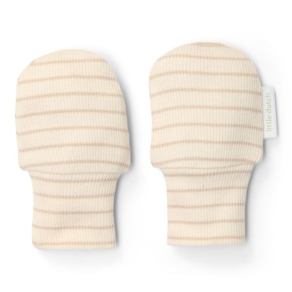 Moufles anti-griffures - Soft Beige Stripe