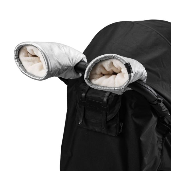 Moufles pour poussette Silver Sheen