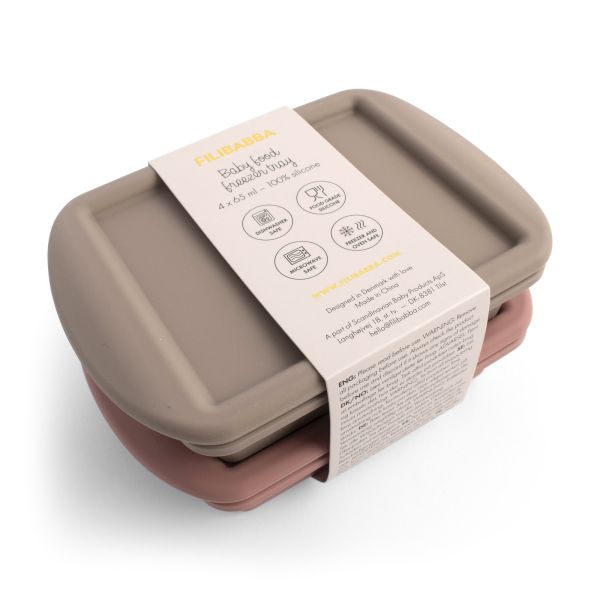 Lot de 2 Moules de conservation Rose Mix