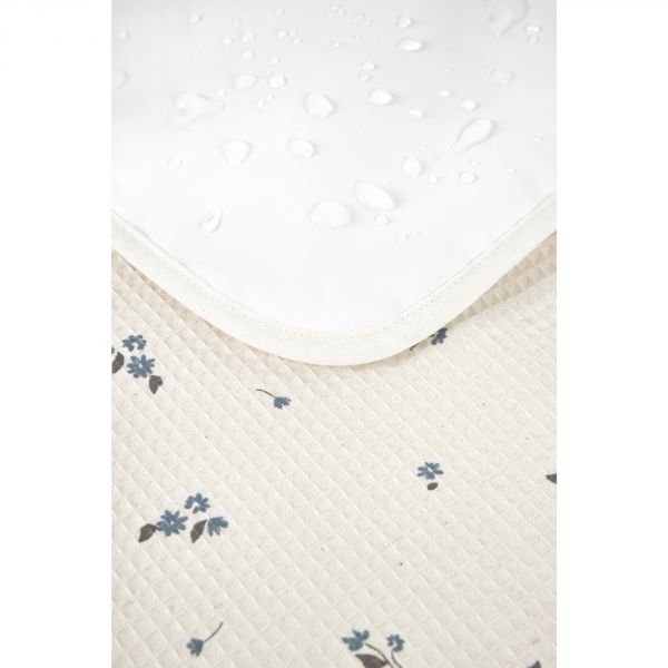 Matelas à langer de voyage Mozart Lily Blue