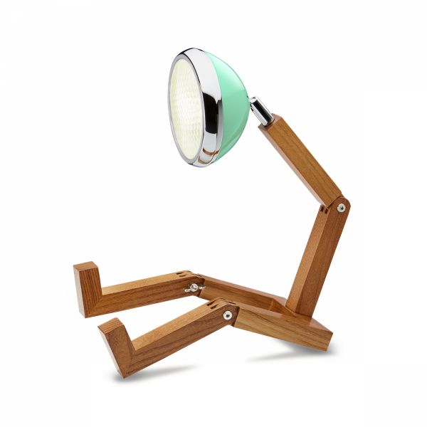 Lampe Mr Wattson Tiffany Green
