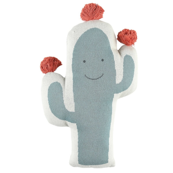 Coussin cactus Coton Bio Moris & Sacha