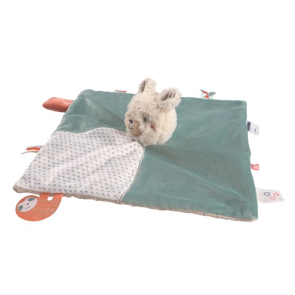 Doudou tidou lama Sacha Bleu