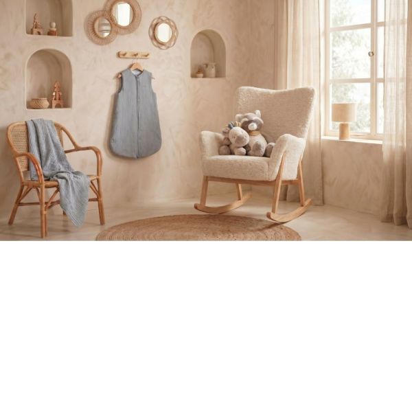 Gigoteuse été 70cm en coton Bleu