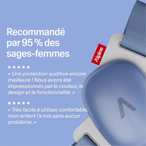 Casque antibruit pour enfants Muffy - Bleu
