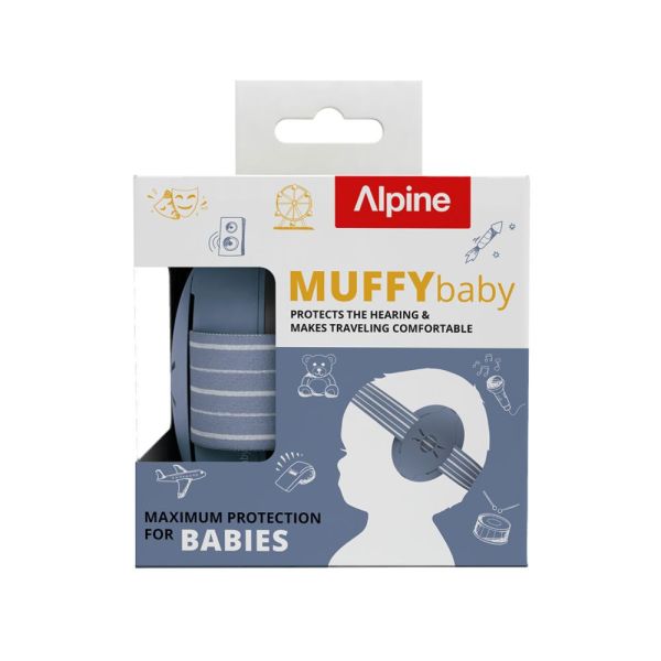 Casque antibruit pour bébés Muffy - Bleu
