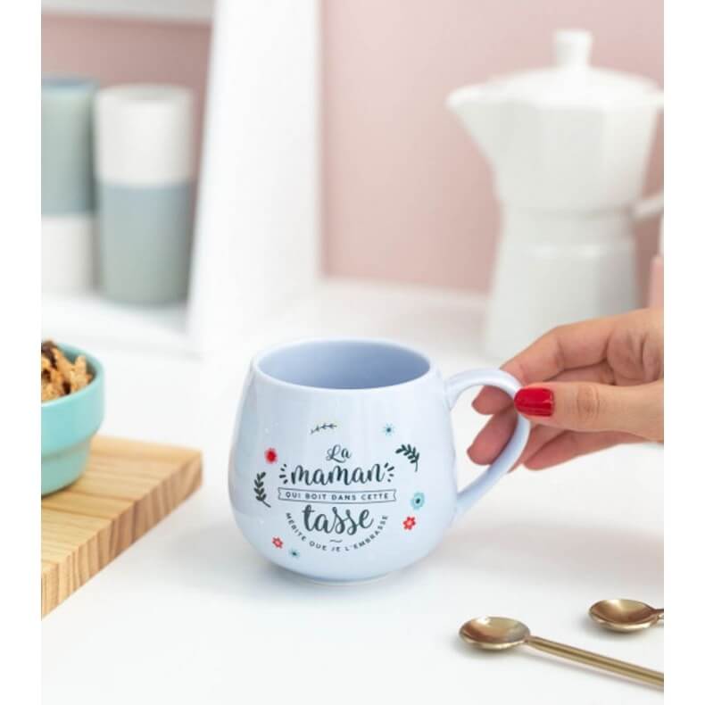 Mr Wonderful Mug La Maman Qui Boit Dans Cette Tasse Made In Bebe