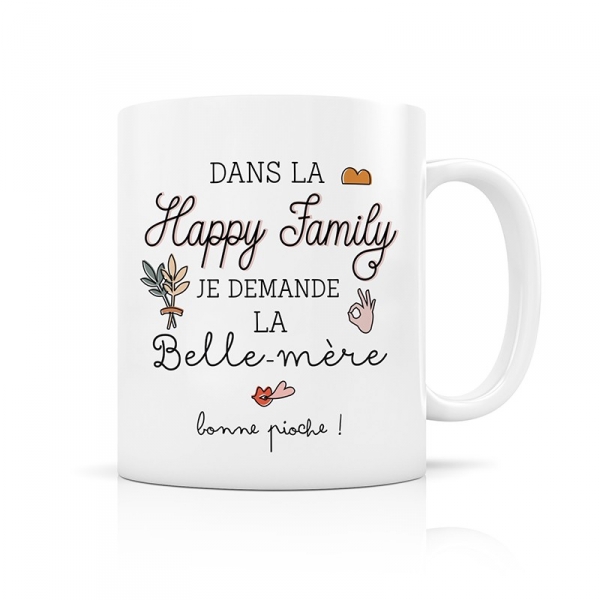 Mug Happy Family belle mère