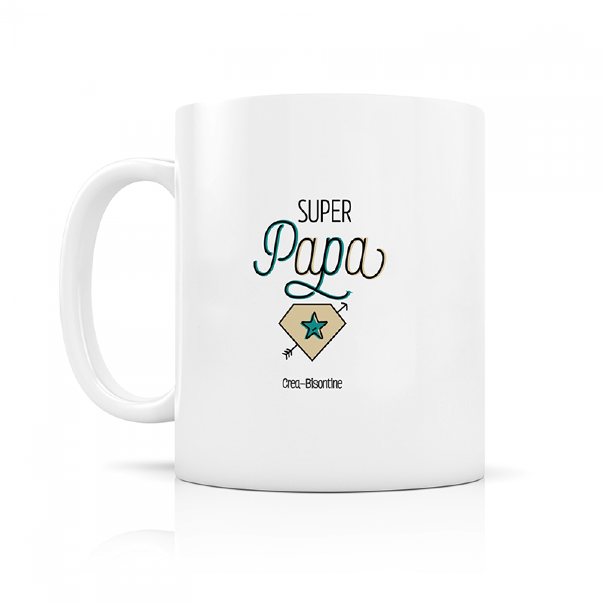Crea Bisontine Mug Mon Papa Prefere Made In Bebe