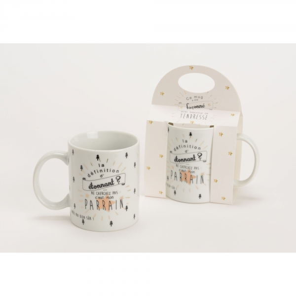Mug Parrain Etonnant