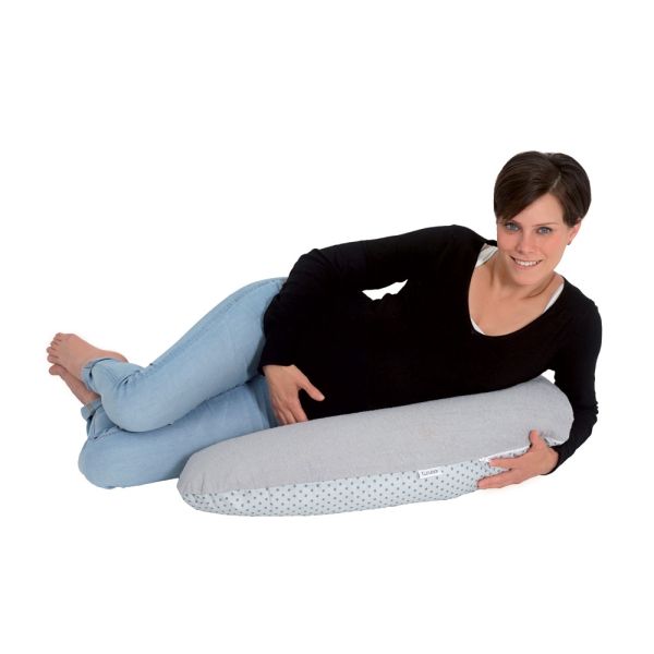 Coussin d'allaitement Multirelax Eponge - Microfibre grise