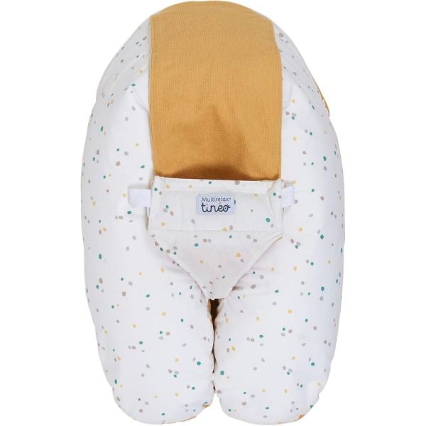 Coussin Multirelax Eponge - Microfibre Pois / Jaune