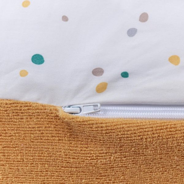 Coussin Multirelax Eponge - Microfibre Pois / Jaune