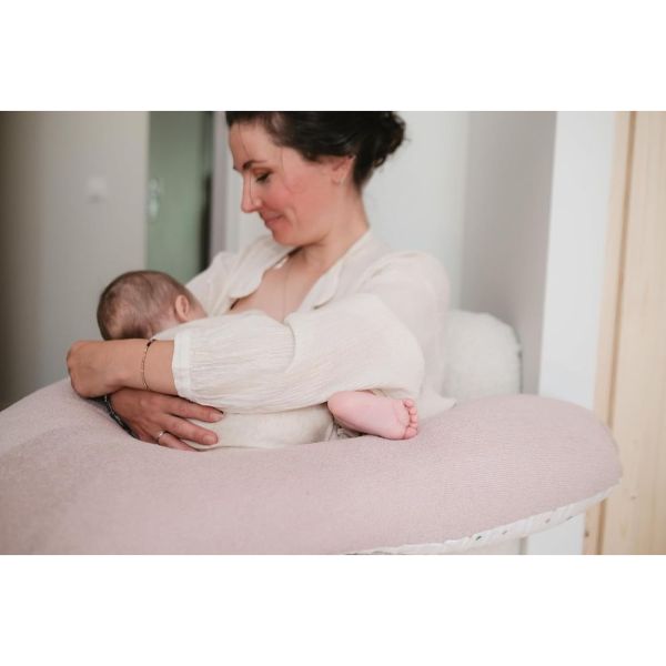 Coussin Multirelax Eponge - Microfibre Pois / Noisette