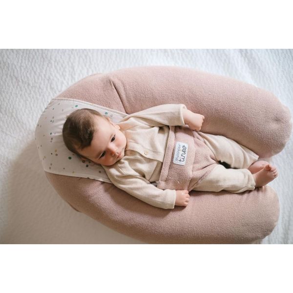 Coussin Multirelax Eponge - Microfibre Pois / Noisette