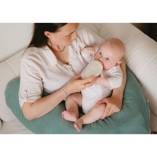 Coussin Multirelax Eponge - Microfibre Pois / Vert