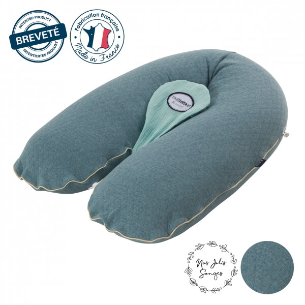 Coussin Multirelax Plus Jersey matelassé vert