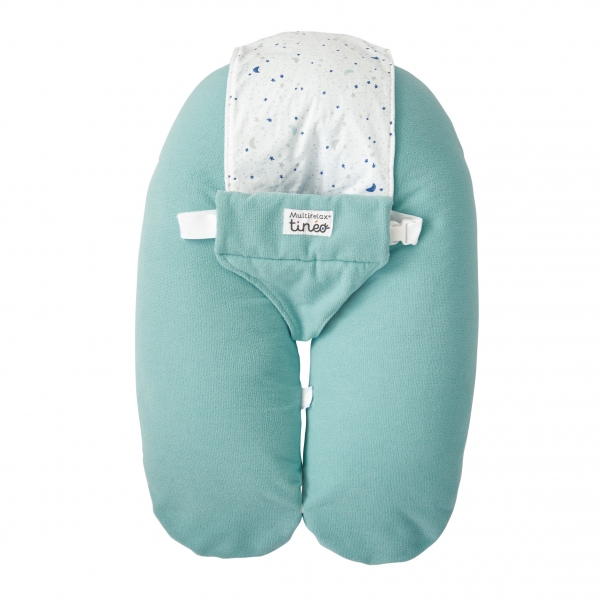 Coussin Multirelax Eponge - Microfibre Celadon/Sky