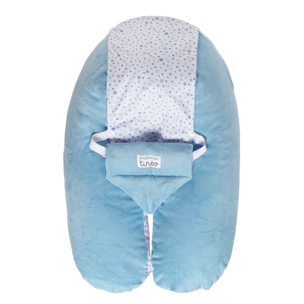 Coussin Multirelax velours celadon