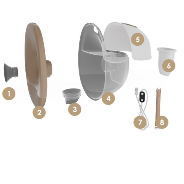 Téterelle de rechange 24 mm pour tire-lait électrique Mumflöw