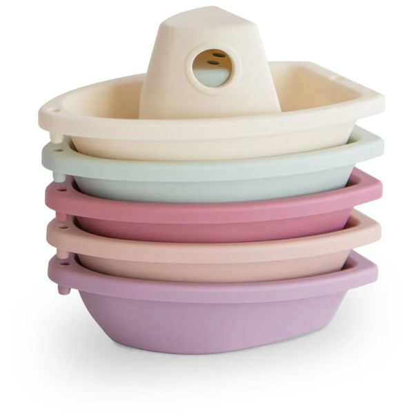 Jouets de bain bateaux - Pastel