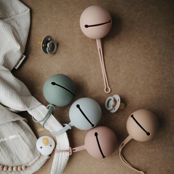Étui à sucette en silicone - Pale Daffodil
