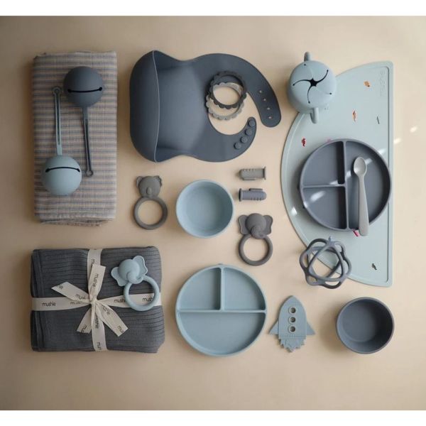 Étui à sucette en silicone - Poudre Bleu