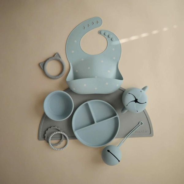 Étui à sucette en silicone - Poudre Bleu