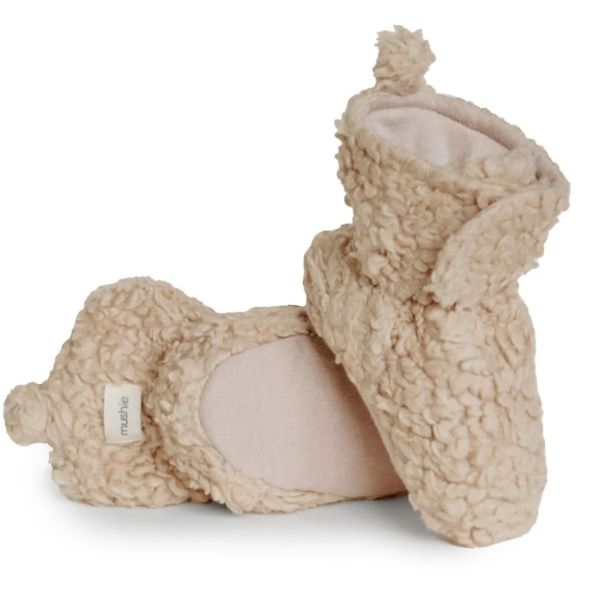 Chaussons bébé Oatmeal - 6-9 mois