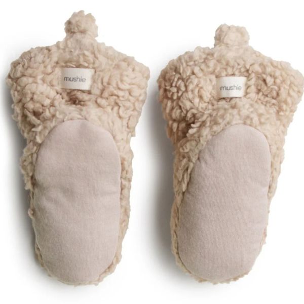 Chaussons bébé Oatmeal - 6-9 mois