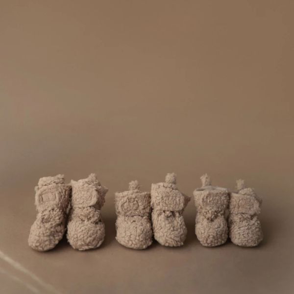Chaussons bébé Oatmeal - 6-9 mois