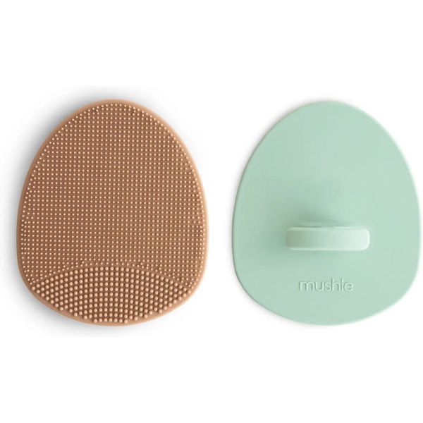 Brosse bébé pour croûtes de lait - Natural / Cambridge Bleu