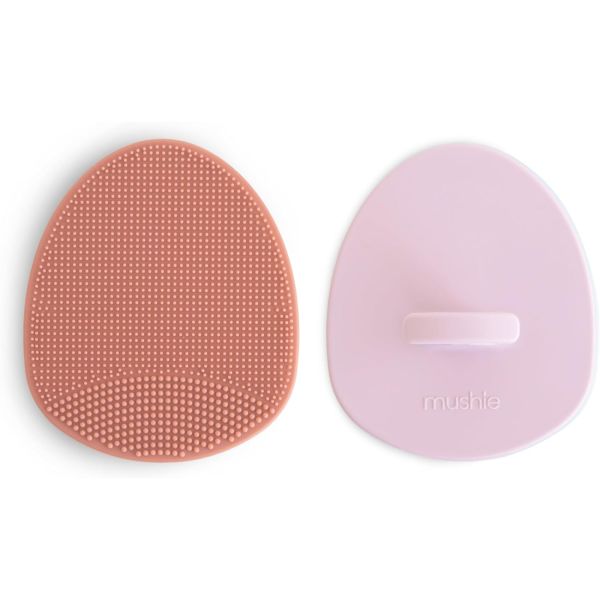 Brosse bébé pour croûtes de lait - Rose / Soft Lila