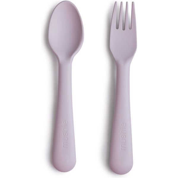 Set de couverts Cuillère & fourchette enfant - Soft Lila