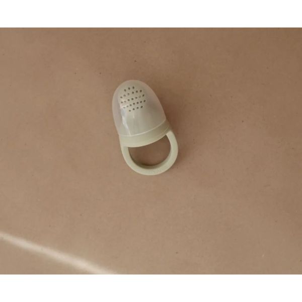 Lot de 2 sucettes grignoteuses silicone - Sage