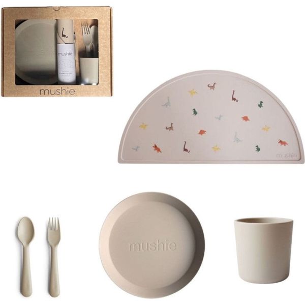 Coffret repas en silicone - Vanilla (5 pièces)