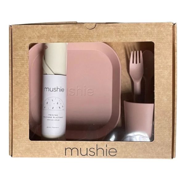 Coffret repas en silicone - Blush (5 pièces)