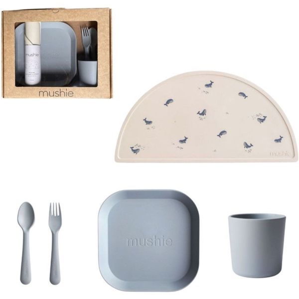 Coffret repas en silicone - Cloud (5 pièces)