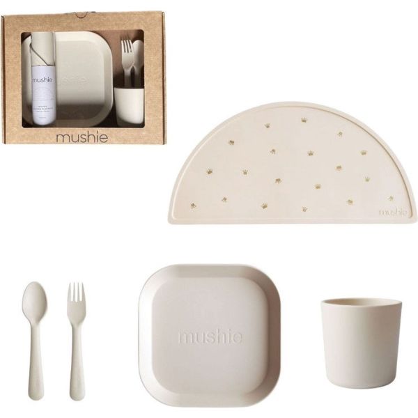 Coffret repas en silicone - Ivory (5 pièces)