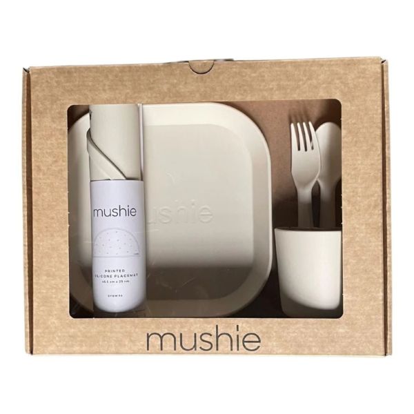 Coffret repas en silicone - Ivory (5 pièces)