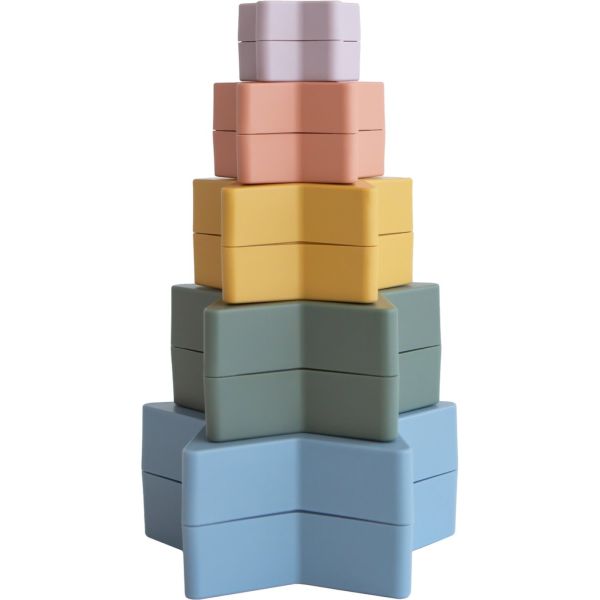 Lot de 5 jouets de bain étoile - Retro