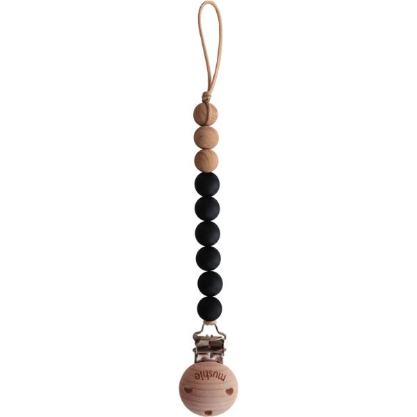 Attache sucette Eva - Black