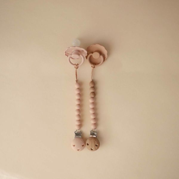 Attache sucette Eva - Blush