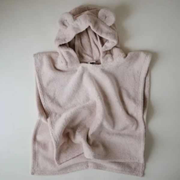 Poncho ours - Blush