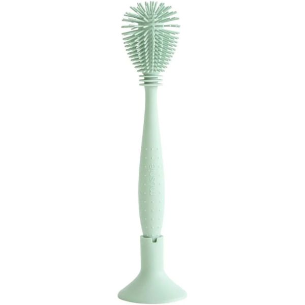 Goupillon biberon en silicone - Cambridge Blue