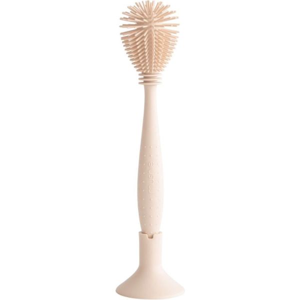 Goupillon biberon en silicone - Beige sable