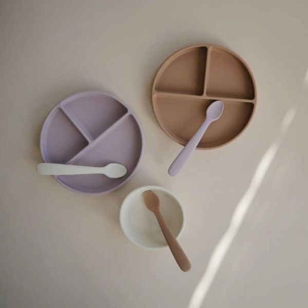 Bol ventouse en silicone - Ivory
