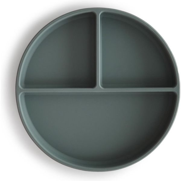 Assiette à compartiment en silicone - Dried Thyme